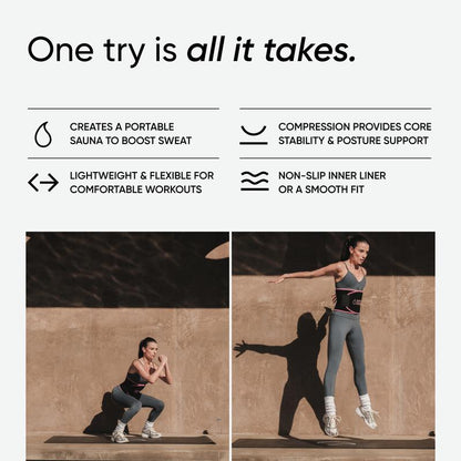 Kyrova™ Sculpt Band | Heat-Trapping Waist Trimmer for Home Workouts